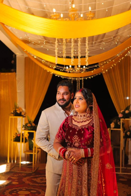 In August he send me the request and started talking after that we decided to meet. We inform our parents they were also get impressed by each others choice. Thank you very much Shaadimidiyetar Team.