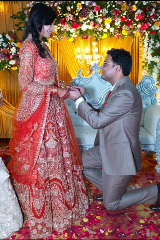 We spoke through Shaadimediator.com initially, shared contacts and connected really well!